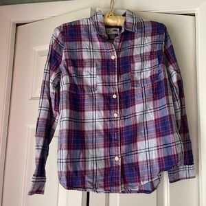 Old Navy Classic Plaid Button Down Flannel